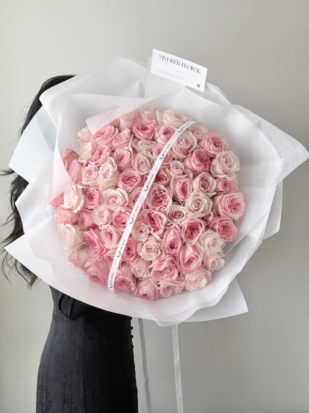 拼色玫瑰花束 | Mixed Roses Bouquet – My Deer Floral & Photography