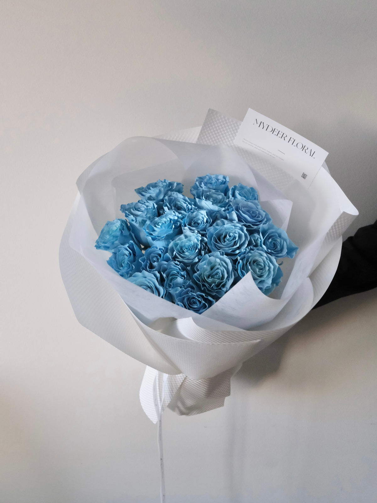 冰蓝玫瑰花束｜Ice Blue Rose Bouquet