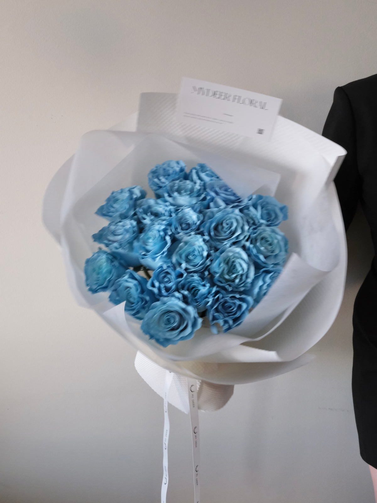 冰蓝玫瑰花束｜Ice Blue Rose Bouquet