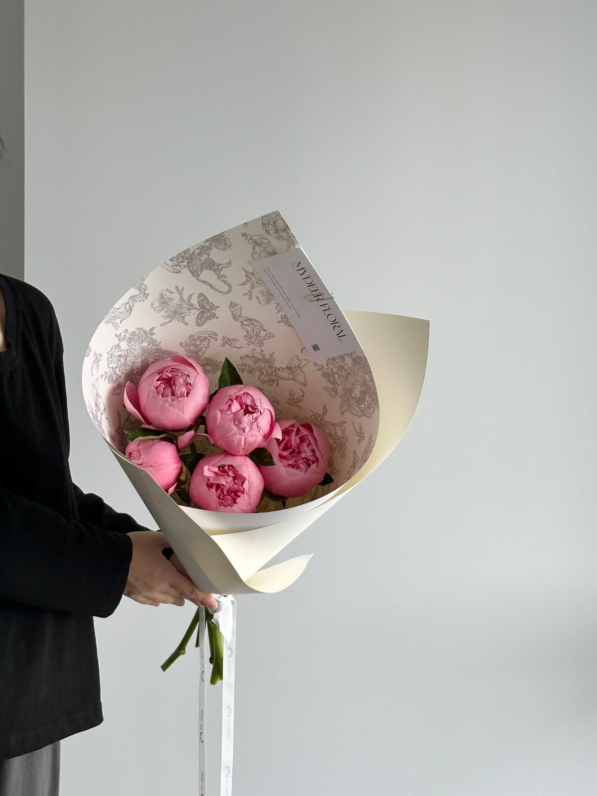 蚀刻鲑鱼芍药｜Salmon Peonies Bouquet