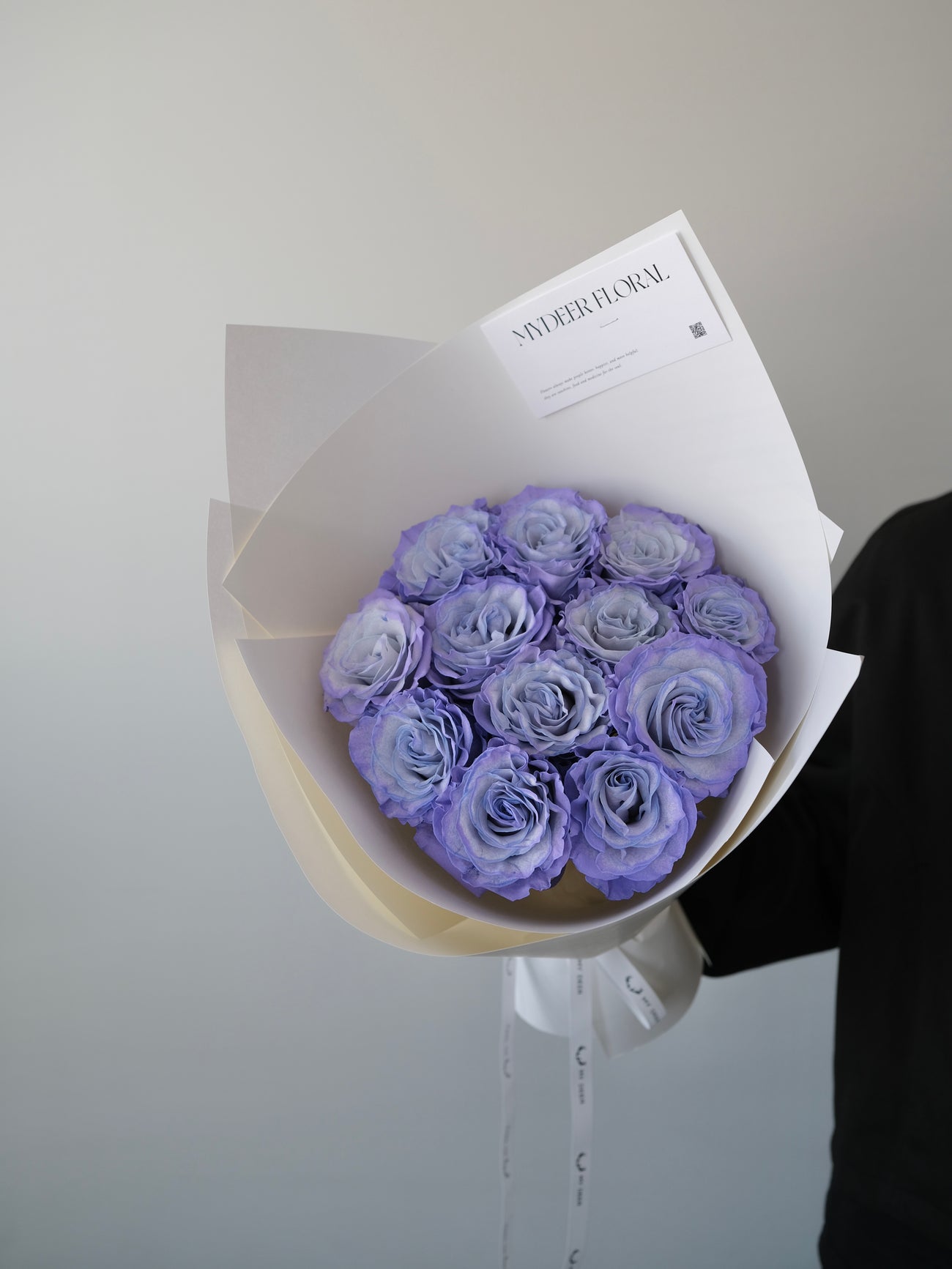 蓝紫星河玫瑰花束｜Blue Lavender Rose Bouquet