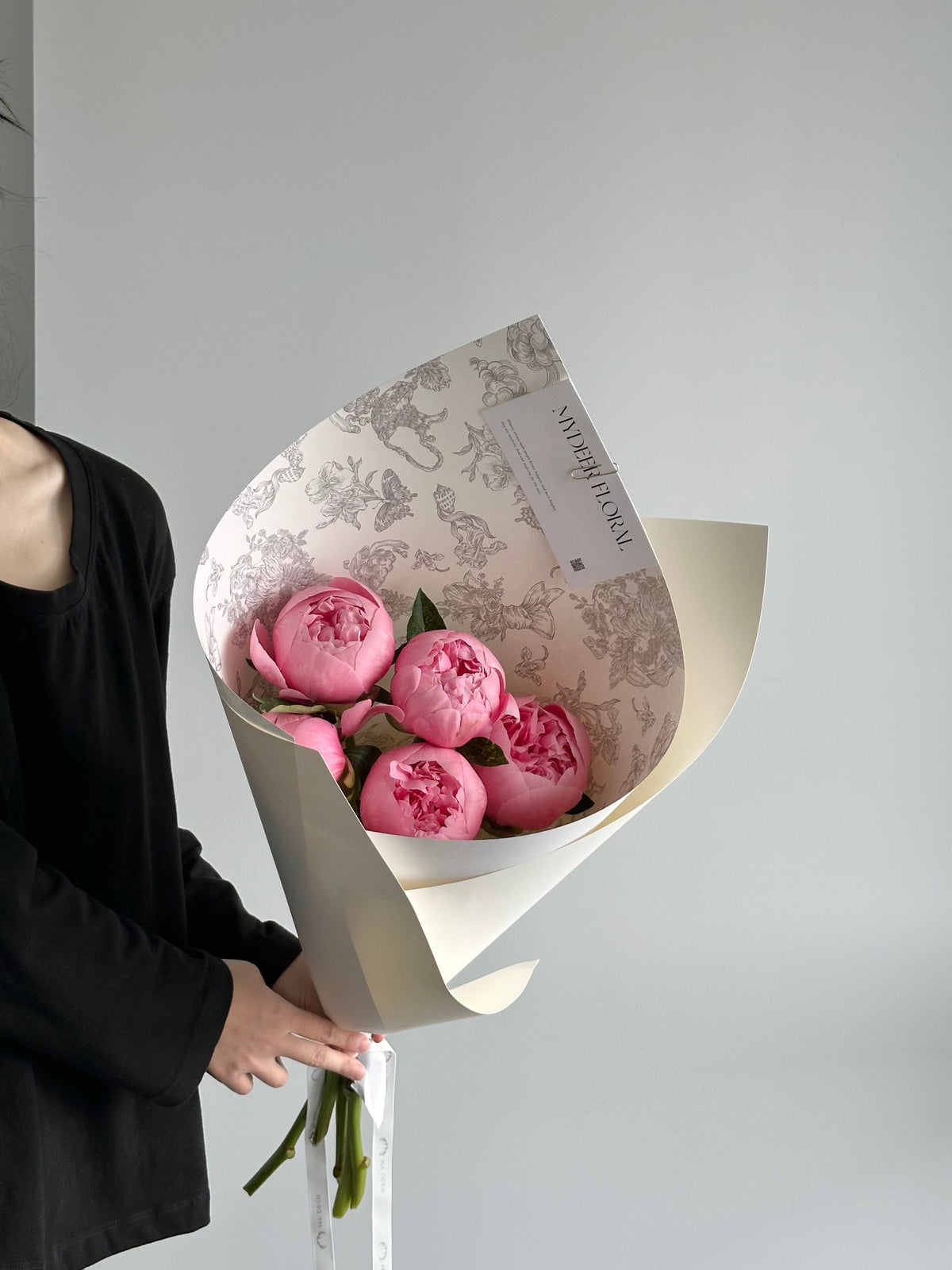 蚀刻鲑鱼芍药｜Salmon Peonies Bouquet