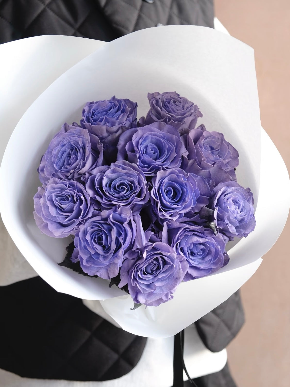 紫雾海玫瑰花束｜Blue Lavender Rose Bouquet