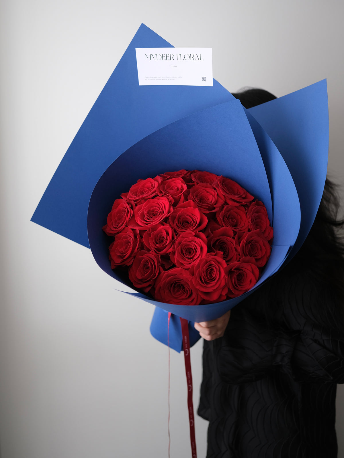 《海蓝情书》玫瑰花束