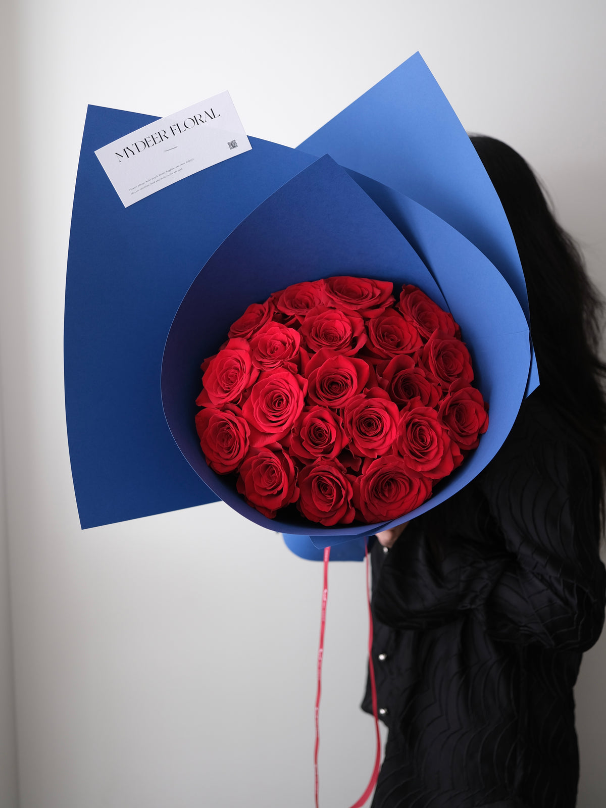 《海蓝情书》玫瑰花束