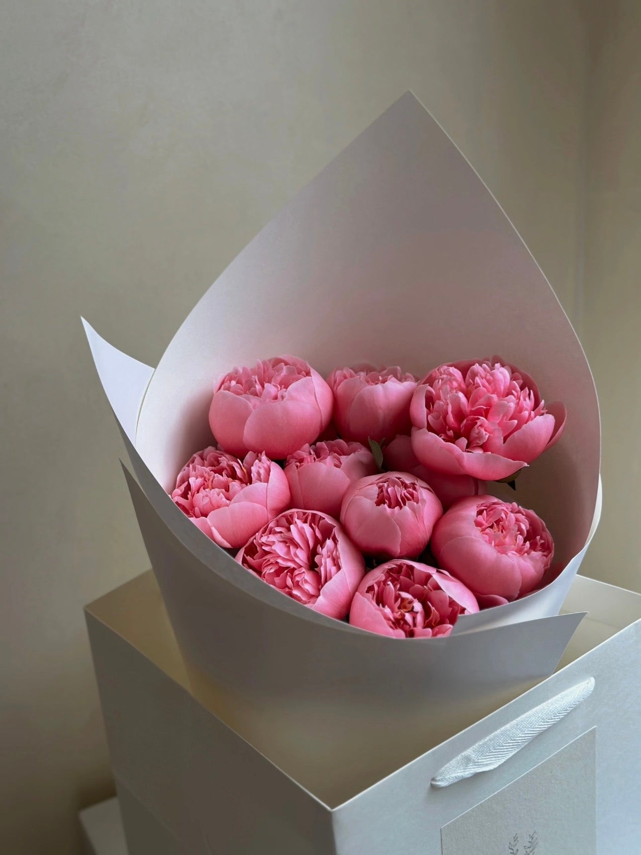 鲑鱼芍药花束｜Salmon Peonies Bouquet