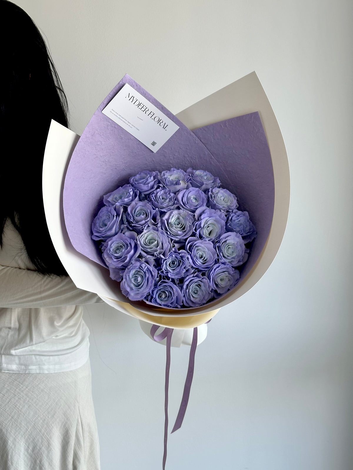 紫雾海玫瑰花束｜Blue Lavender Rose Bouquet