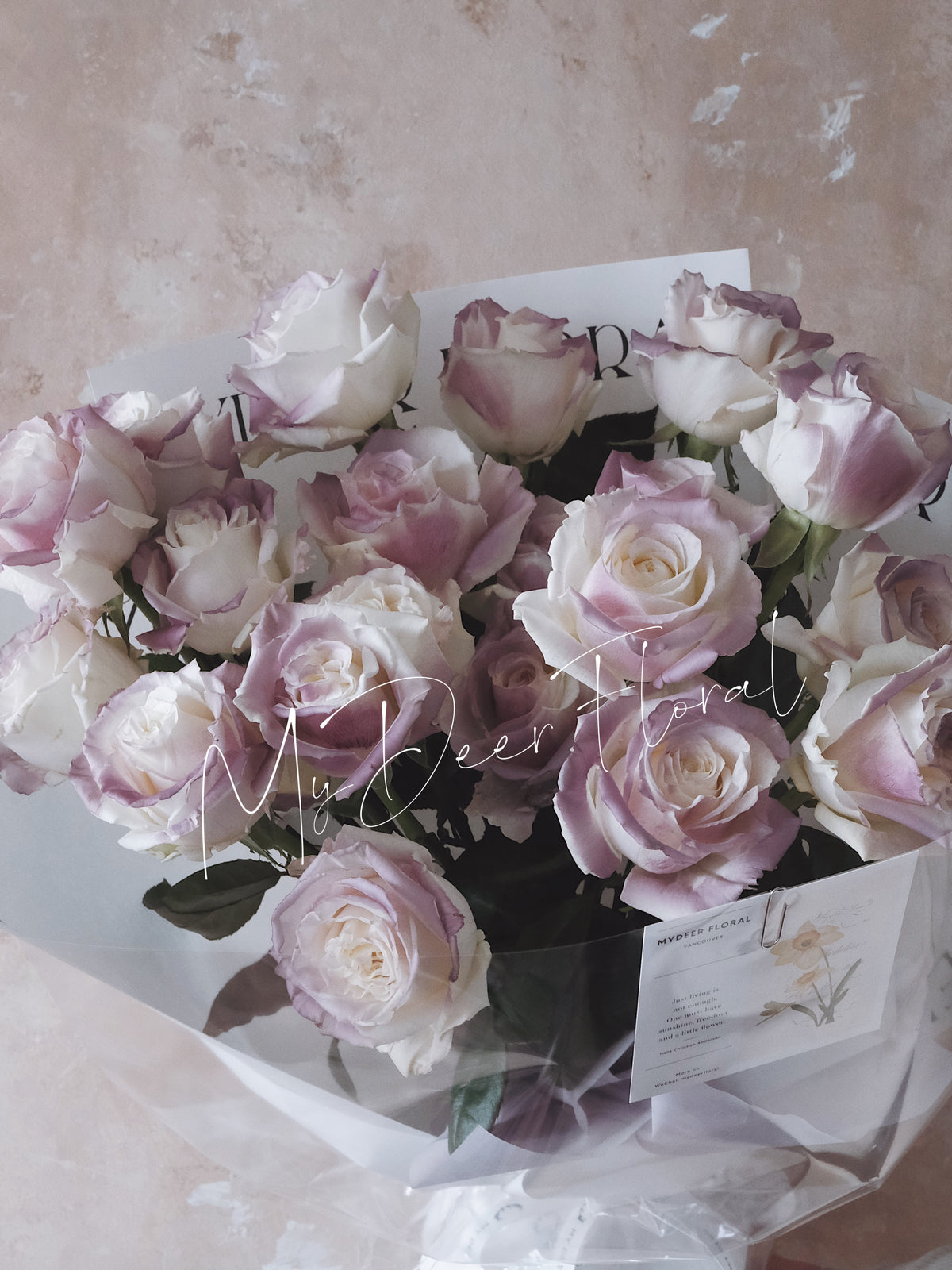 卡普里紫玫瑰花束｜Capri Rose
