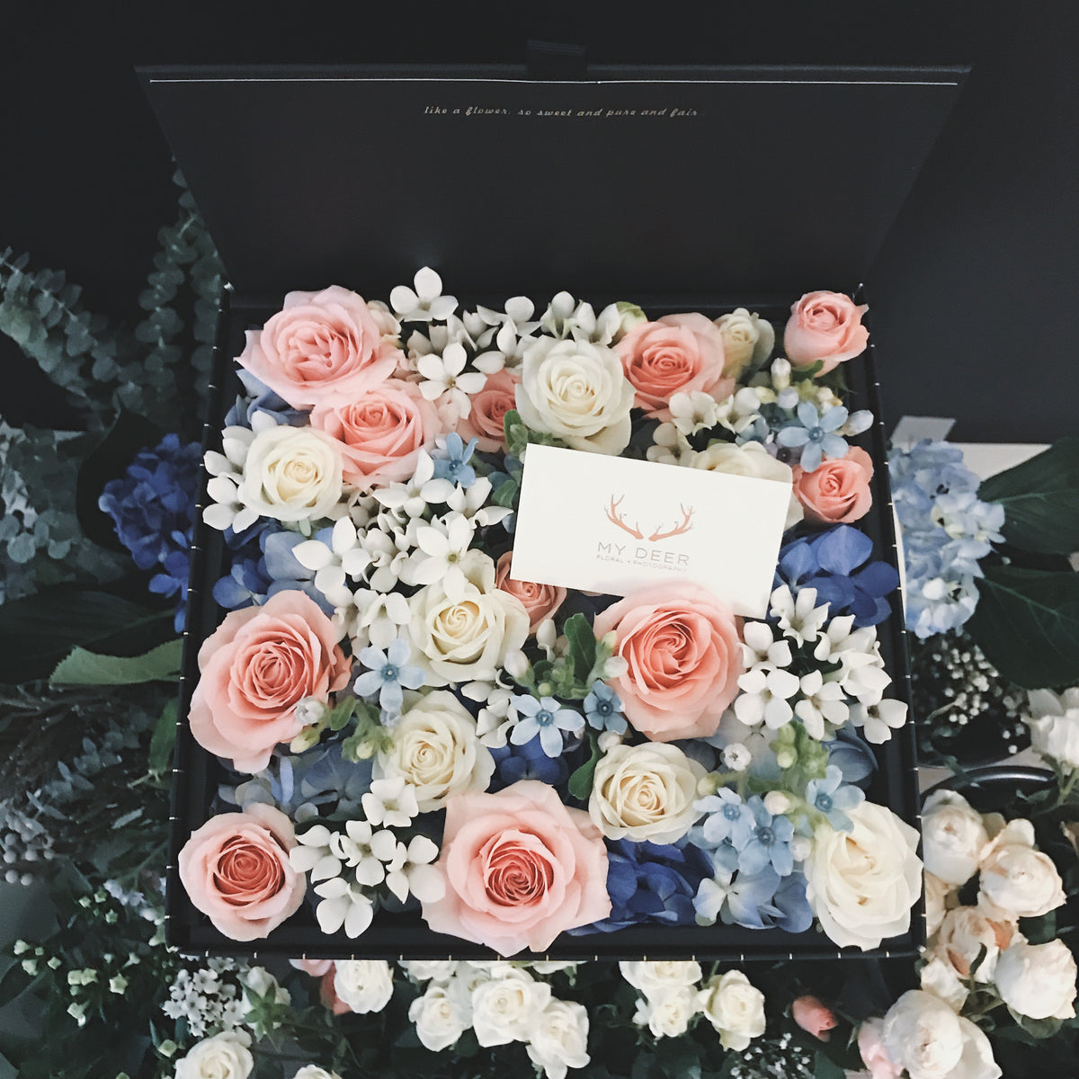 莫奈花盒 / Pastel Flower Box