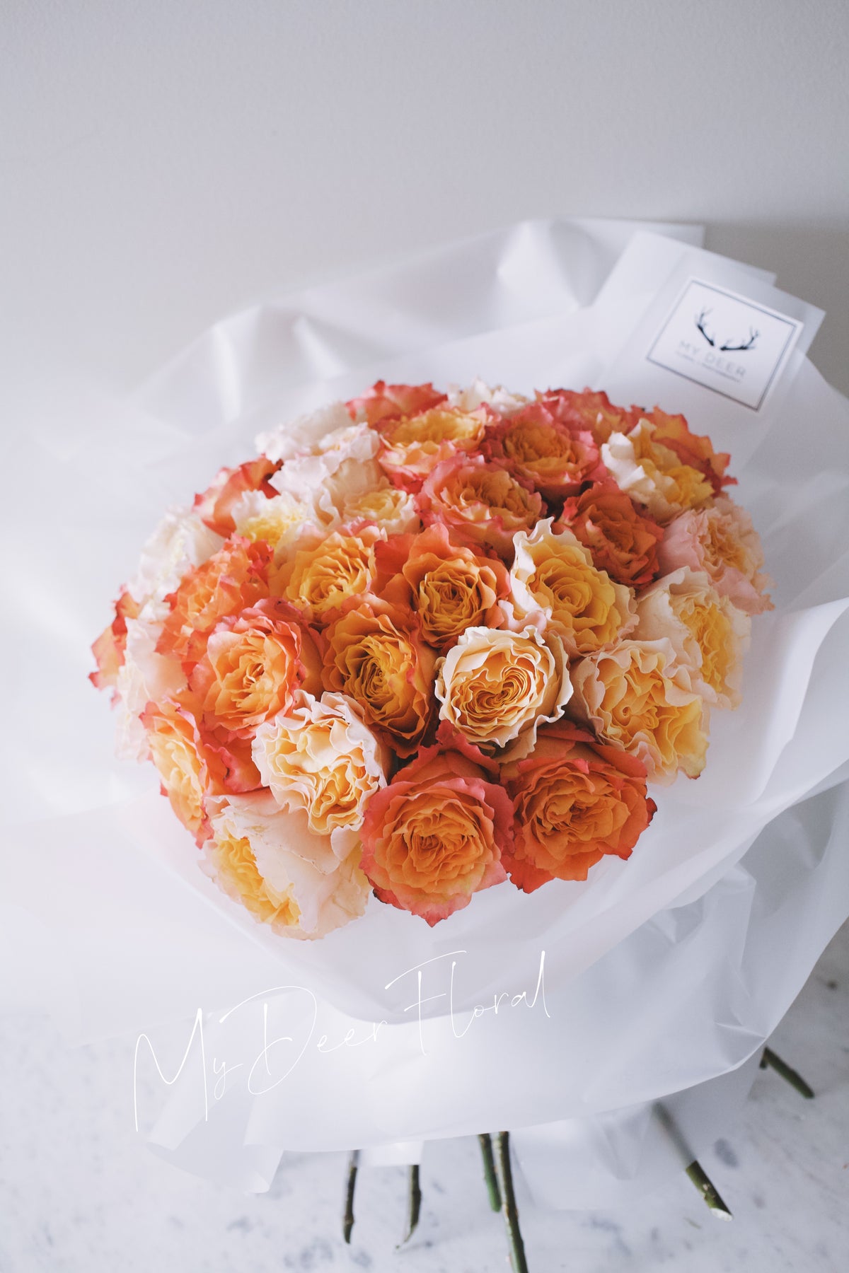 拼色玫瑰花束 | Mixed Roses Bouquet