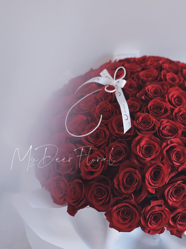 红玫瑰花束｜Red Rose Bouquet